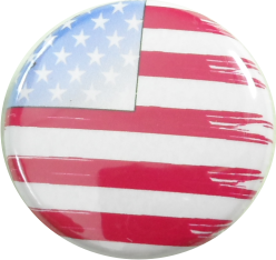 USA Flagge Button vintage look
